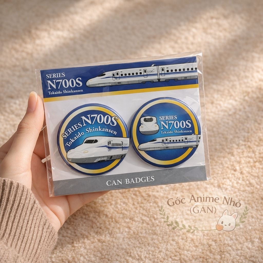 Huy hiệu OFFICIAL Tokaido Shinkansen N700S bản kỉ niệm ngày ra mắt