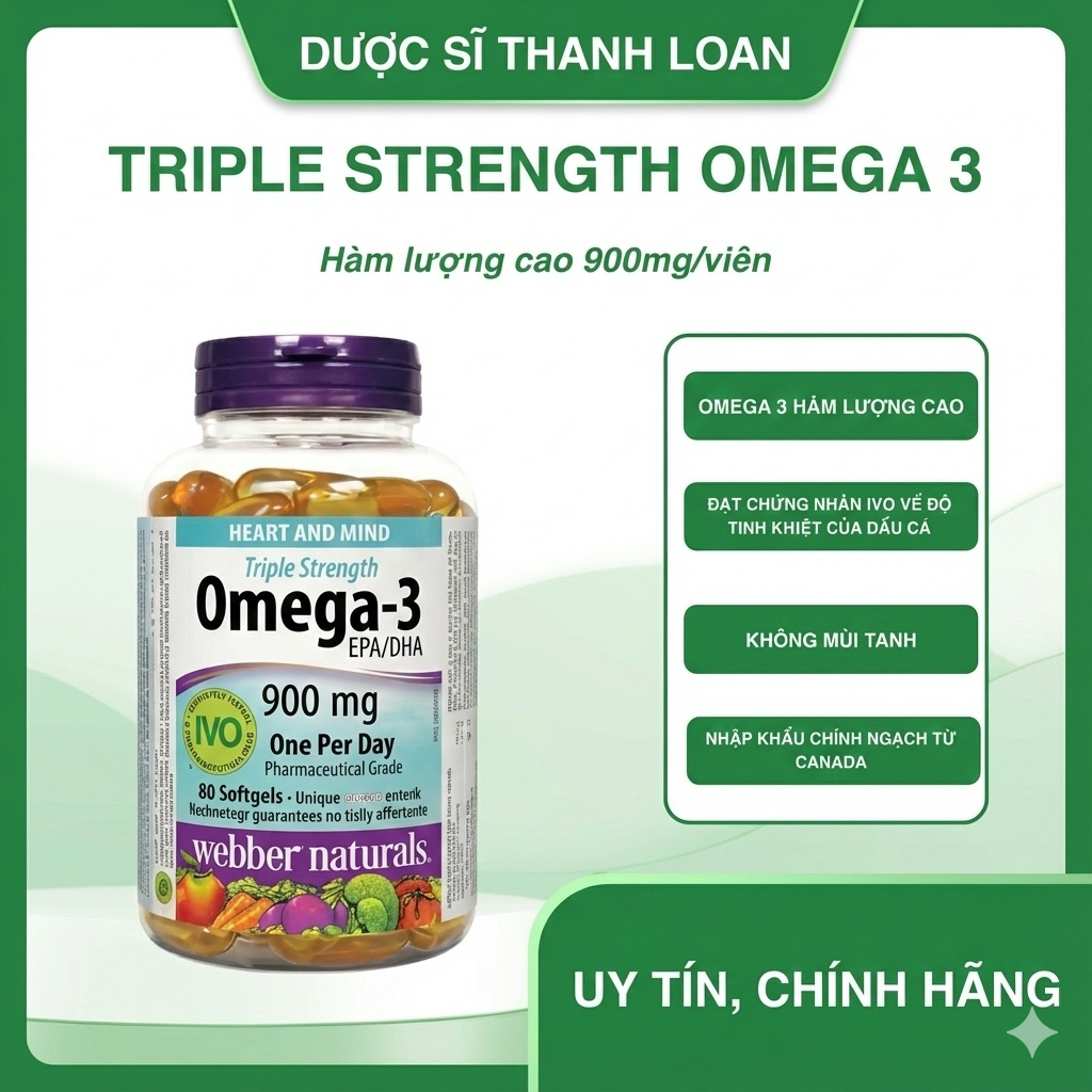 Omega 3 Triple Strength 900mg - Canada