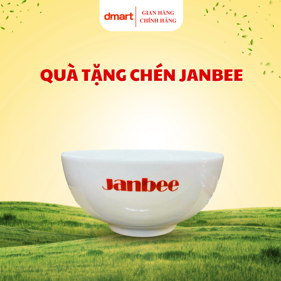 [Quà tặng không bán] - 2 Chén ăn Janbee