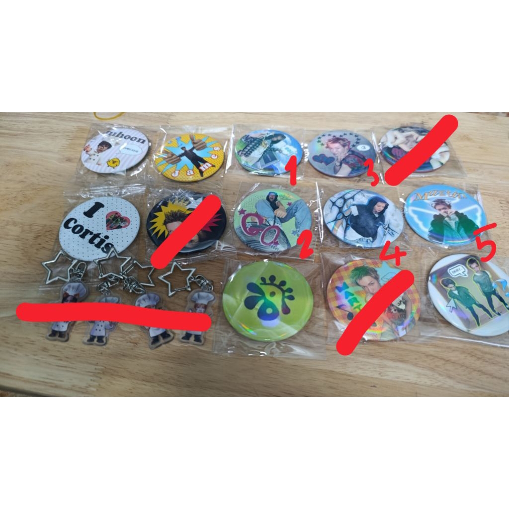 CORTIS KEYRING/PIN/BADGE NHIỀU MẪU