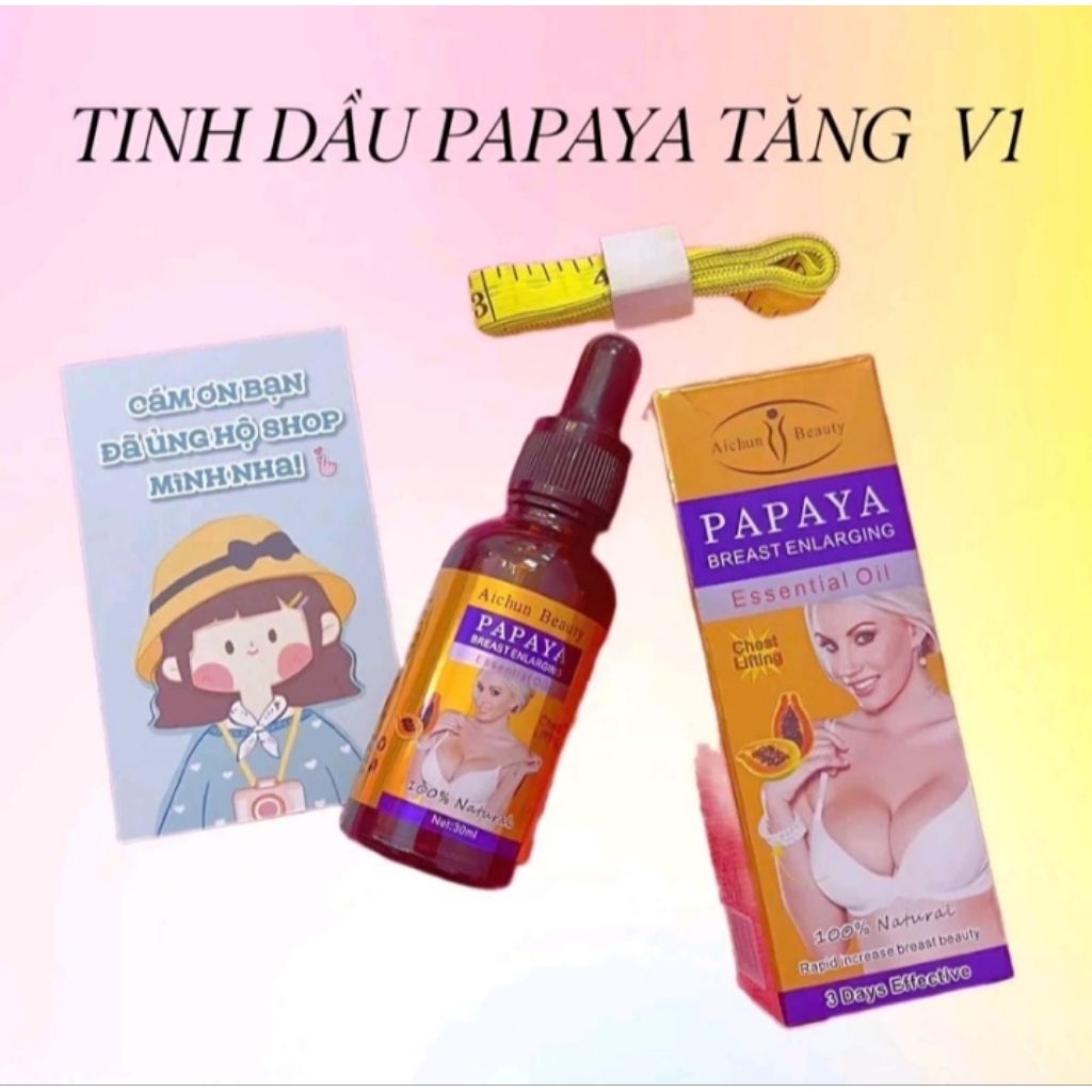 Tinh Dầu massage TĂNG VÒNG1 PAPAYA