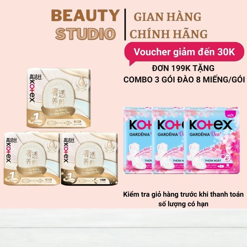 Thùng băng vệ sinh Kotex Cicada Nhập Khẩu Siêu Mỏng Nhẹ Nhiều Kích Cỡ