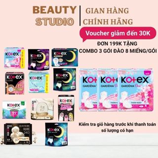 Băng Vệ Sinh Kotex Gói Siêu Tiết Kiệm 20 Miếng/ 12 Miếng/ 8 Miếng