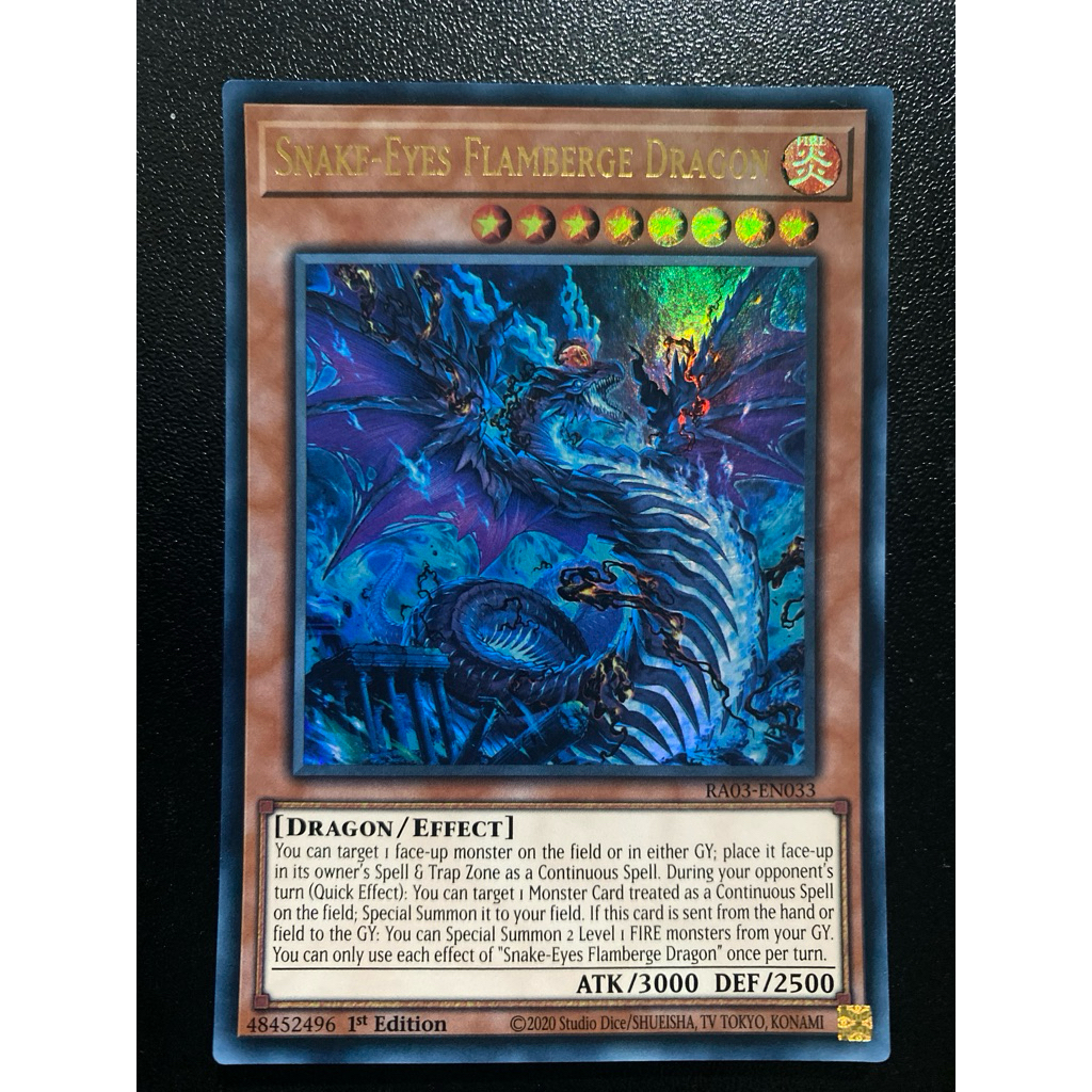 Snake-Eyes Flamberge Dragon - Ultra TCG UK - RA03-EN033
