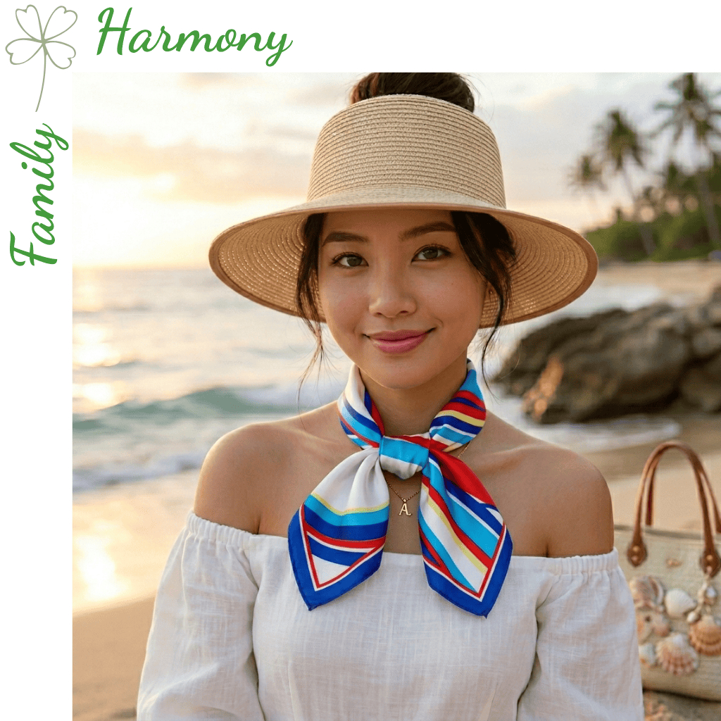 Khăn Lụa Vuông 50x50 Cao Cấp Phong Cách Hàn Quốc - Quàng Cổ, Buộc Túi Xách, Phối Váy Đi Biển - Khăn 