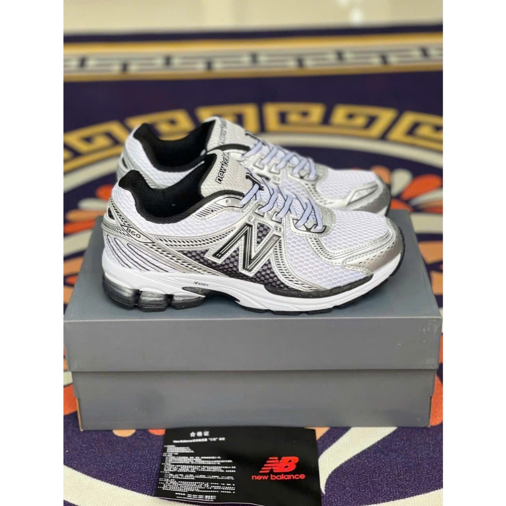 [Hàng Chính Hãng] Giày Thể Thao NB Nergy 860v2 Trắng Bạc Cực Chất Dành Cho Nam Và Nữ