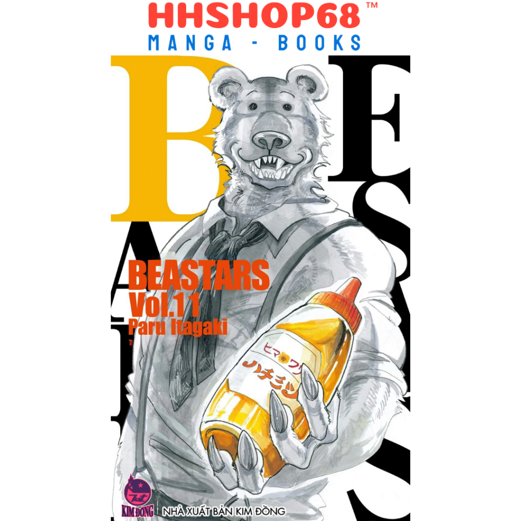 Truyện tranh - BEASTARS  tập 1 2 3 4 5 6 7 8 9 10 11 - NXB Kim Đồng