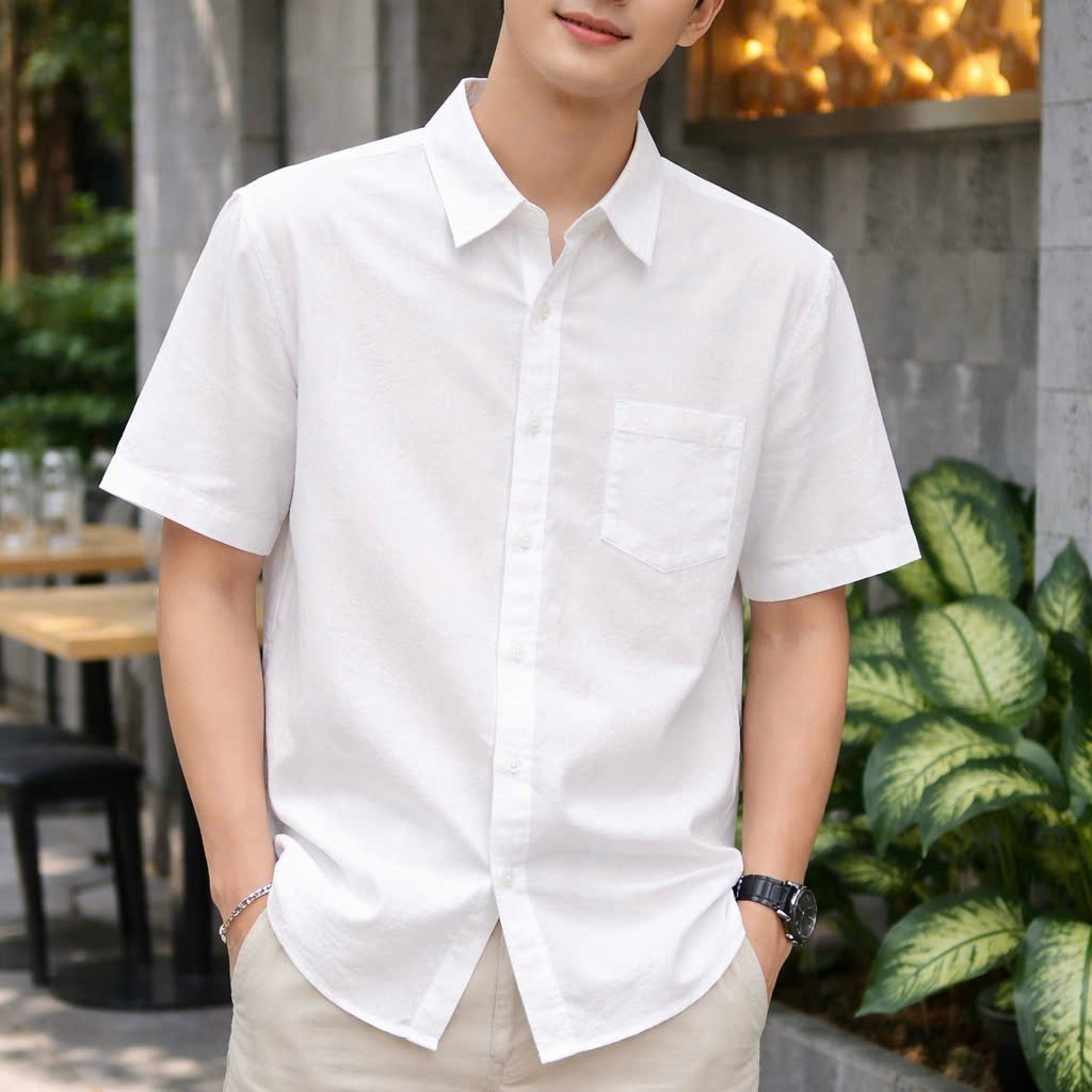 Áo Đũi CAVILL, Chất liệu Vải Đũi mềm mại, nhẹ thoáng mát, dễ chịu, màu sắc trẻ trung.