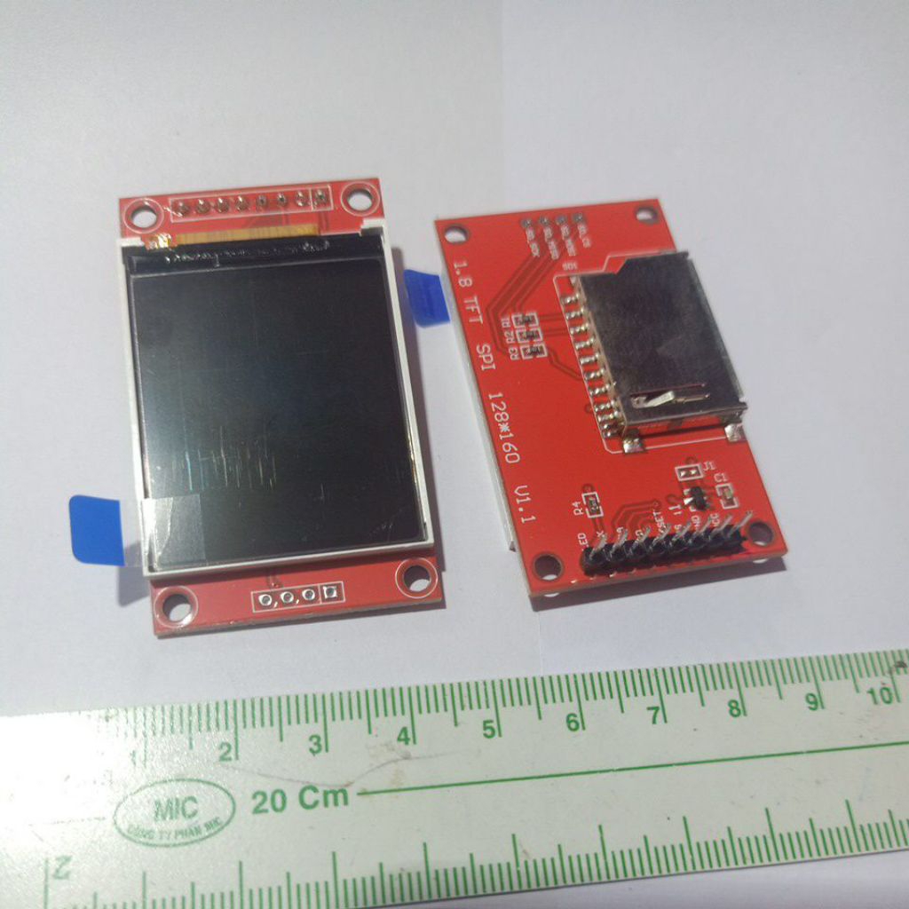set 2 module màn hình TFT 1.8inch