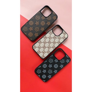 Ốp da iphone họa tiết 3 mẫu, ốp bằng da