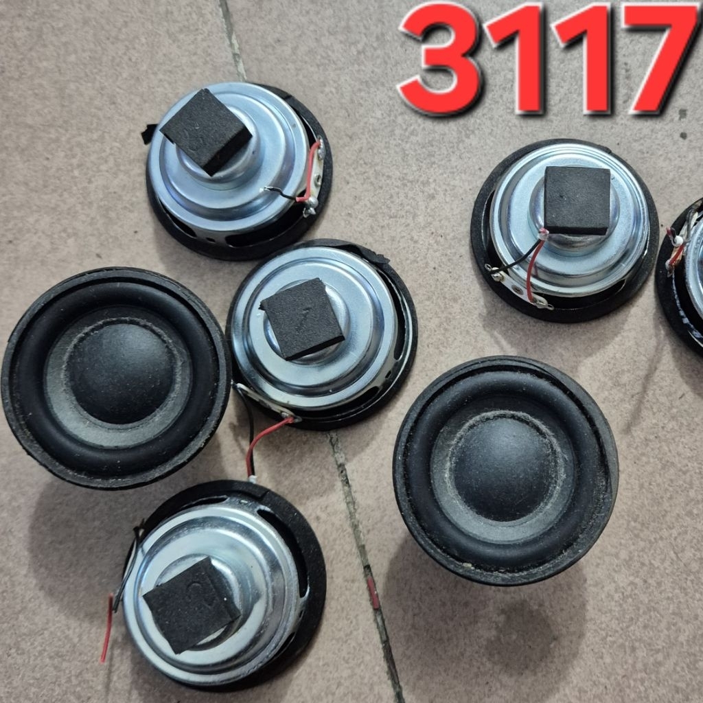 loa tròn toàn dải cũ tháo gỡ 4ohm 5w đường kính 5cm