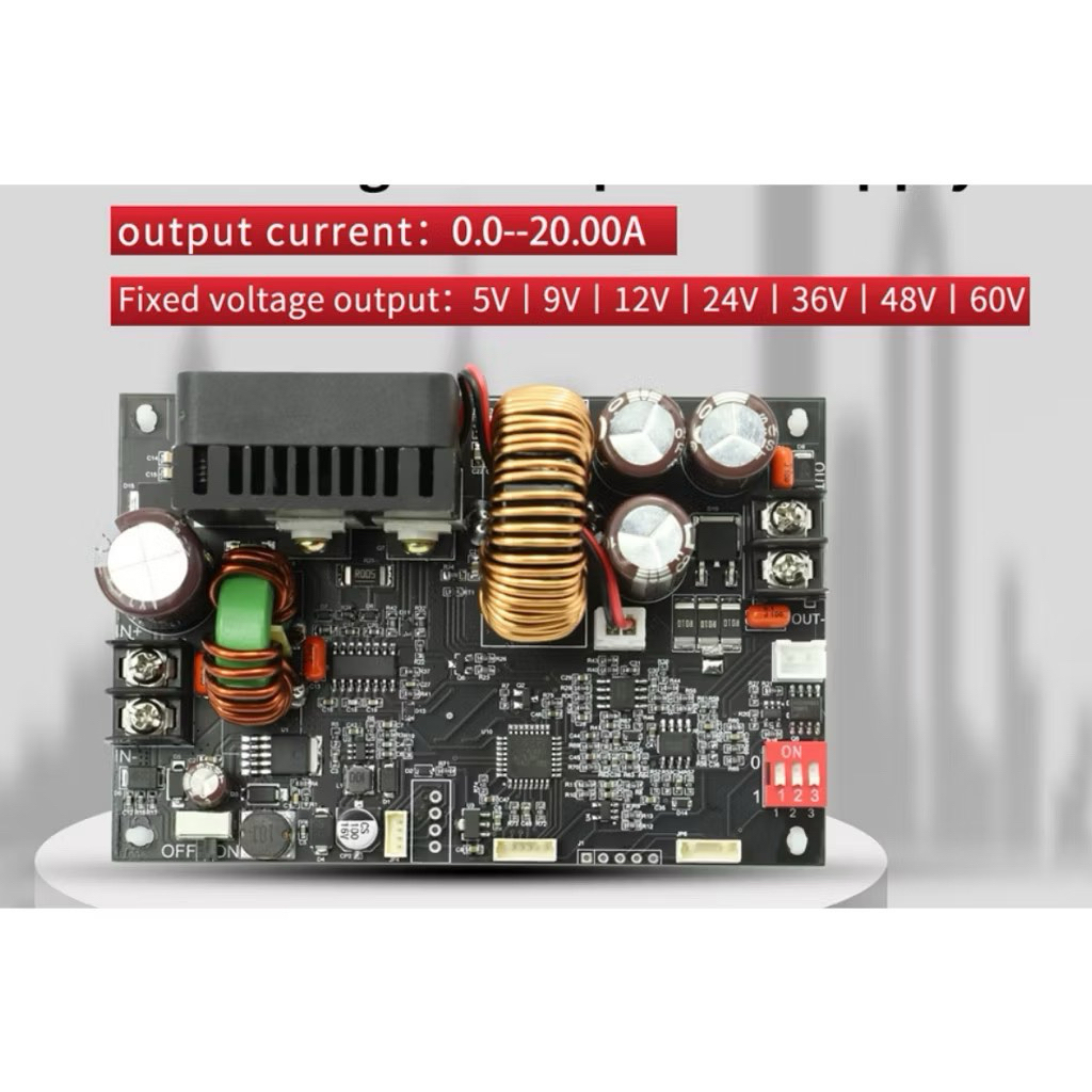 Mô-đun Điều Chỉnh Điện Áp Hạ Áp XY6020L 1200w 20a cnc