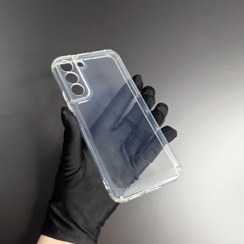 [ Samsung S22 Plus ]Ốp Lưng Silicon Trong Suốt Space Bảo Vệ Camera