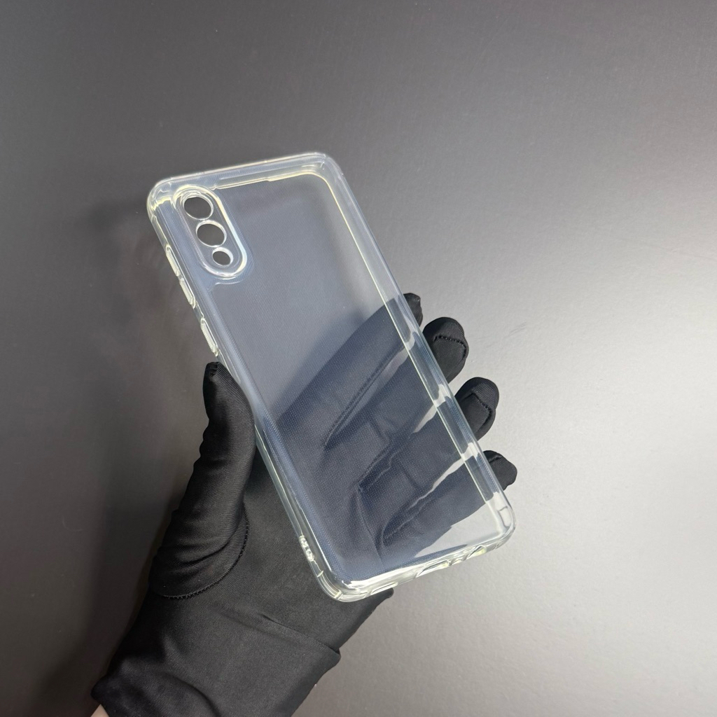 [ Samsung A02 ]Ốp Lưng Silicon Trong Suốt Space Bảo Vệ Camera