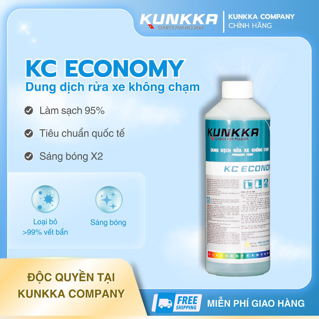 Nước rửa xe không chạm Kunkka KC ECONOMY