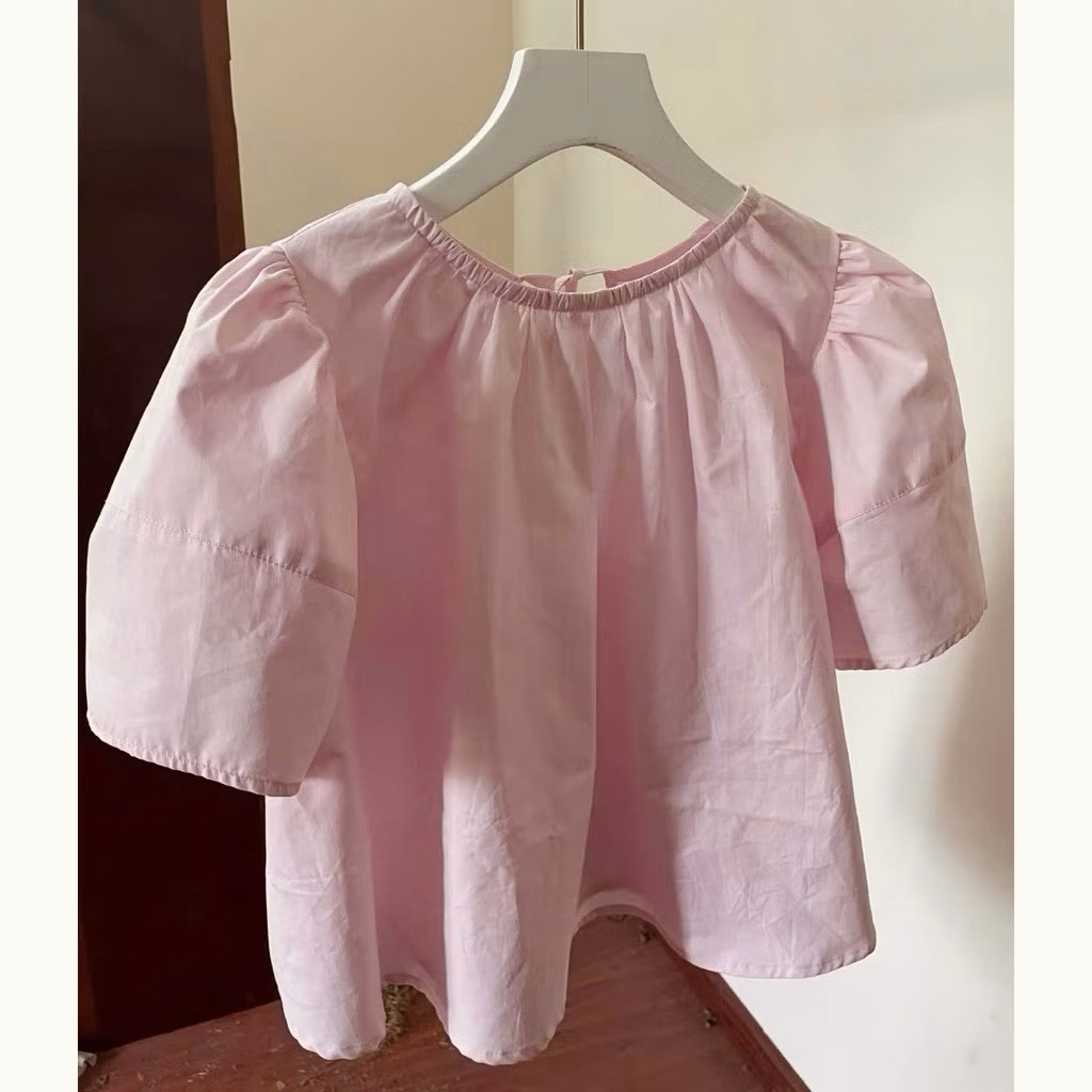 𝗧𝘂𝗻 𝗟𝗶𝗻𝗲𝗻 - | BEELY | Áo Linen cổ tròn basic