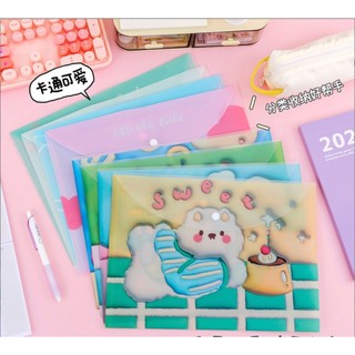 [Quà tặng mới] Bì nút hoạt hình A4