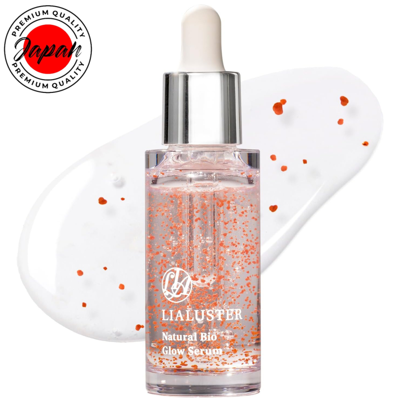LIALUSTER Natural Bio Glow Serum 27ml (approximately 1 month's supply) Beauty Serum [Vitamin C, Cera