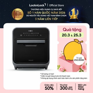 Lò nướng chân không kết hợp chức năng hấp LockL&Lock Steam Air Fryer Oven 12.5L EJF693GRY