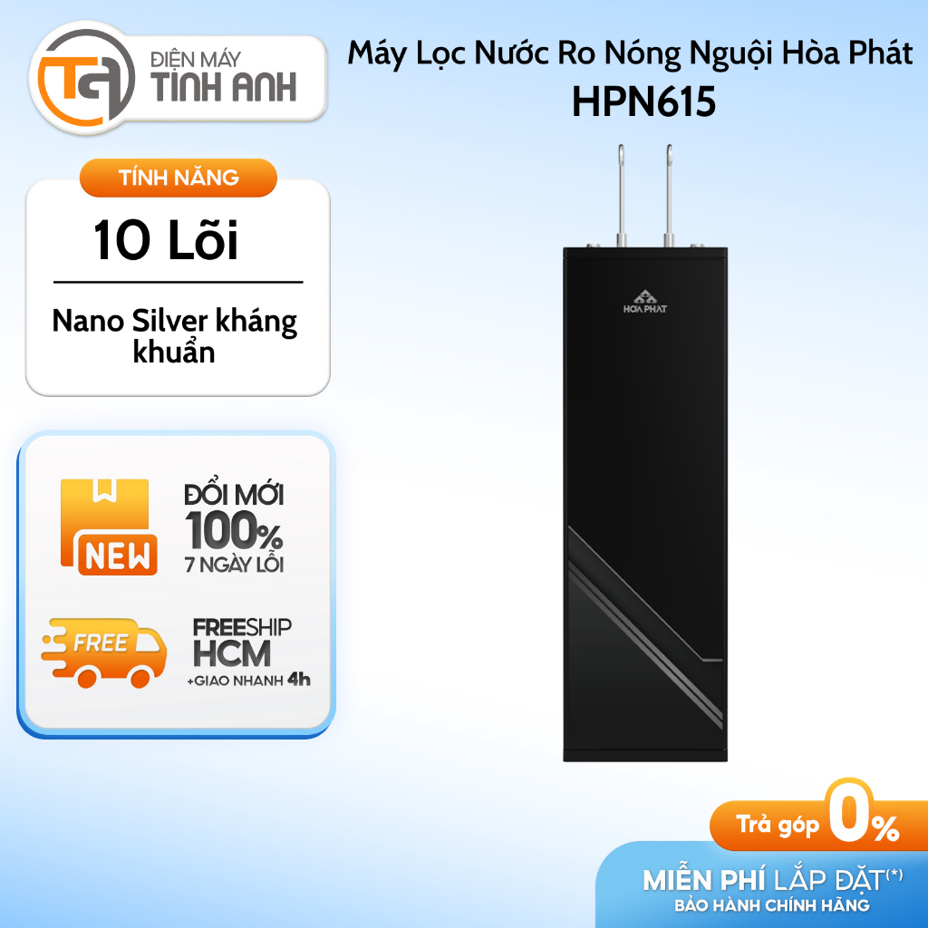 Máy Lọc Nước Ro Nóng Nguội Hòa Phát 10 Lõi HPN615