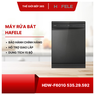 Máy rửa bát Hafele HDW-F601G 535.29.592 độc lập - Sấy Khô, Inverter, Tiết Kiệm Nước