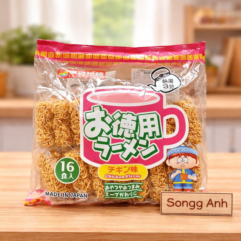 Mì Gà Tokyo Snack Noodle Ramen 16 Vắt Nhật Bản