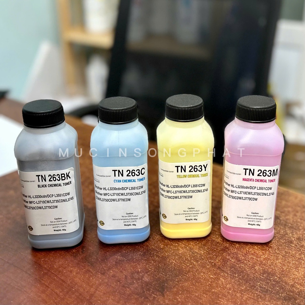 Mực đổ laser màu Brother HL-3230CDN, 3270CDW, MFC-3770CDW, 3750CDW, 3551CDW,HL-L8260CDN/ MFC-L8690CD
