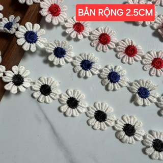 dây hoa trang trí, size 1.2cm đến 4.5cm.(2 mét)