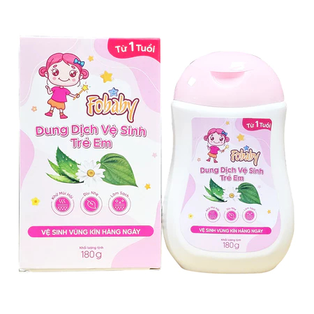 Dung Dịch Vệ Sinh Cho Trẻ Từ 1 Tuổi Fobaby Fobelife Mang Lại Cảm Giác Thoải Mái