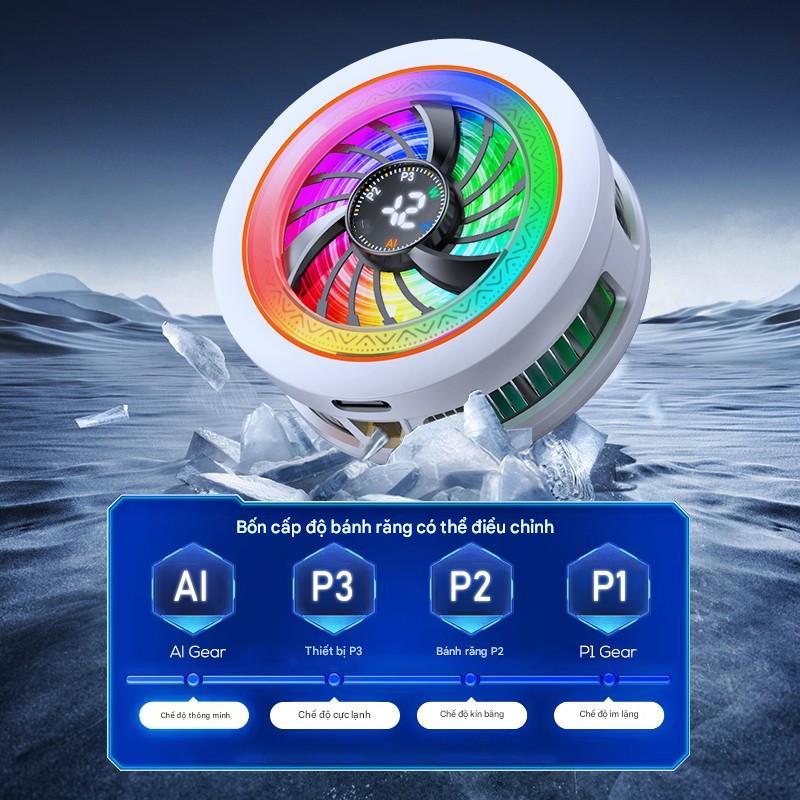 Quạt tản nhiệt điện thoại sò lạnh K6 Ai làm lạnh nhanh không tụt fps khi chơi game pubg | BigBuy360 - bigbuy360.vn
