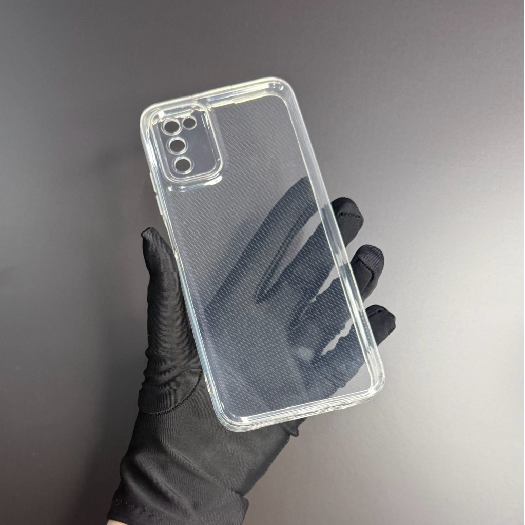 [ Samsung A03s/A02s ]Ốp Lưng Silicon Trong Suốt Space Bảo Vệ Camera