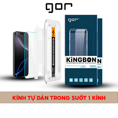 Kính Cường Lực Trong Suốt Full HD Có Khung Tự Dán Chính Hãng Cho IP 11-XR-12-13-14-15-16