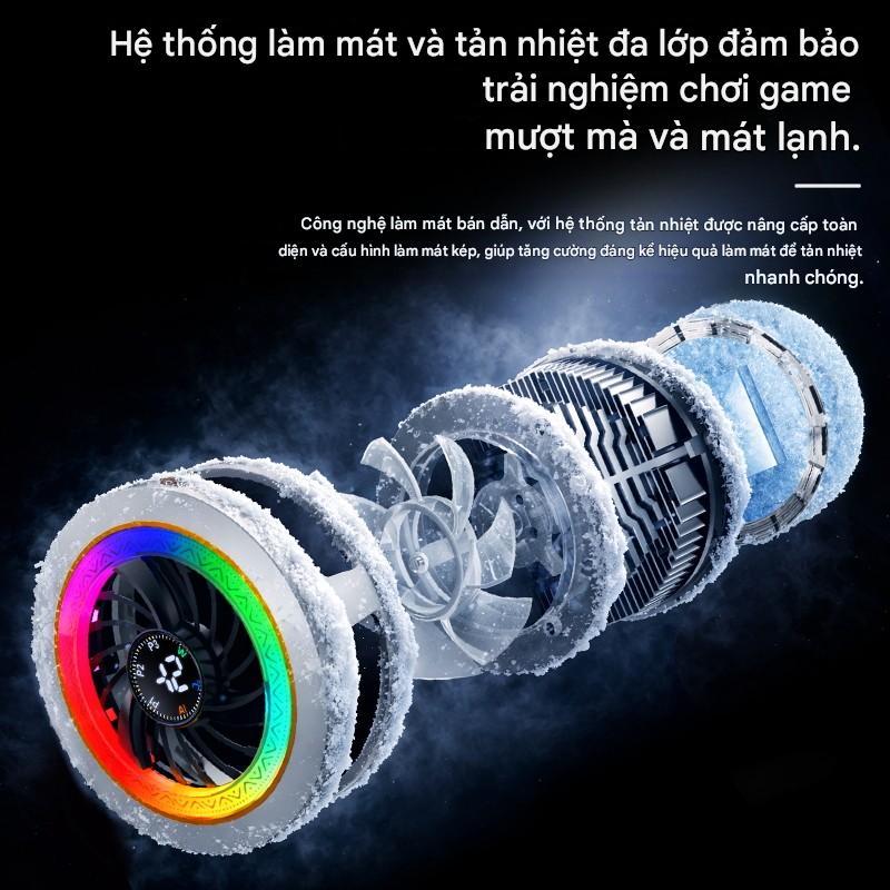 Quạt tản nhiệt điện thoại sò lạnh K6 Ai làm lạnh nhanh không tụt fps khi chơi game pubg | BigBuy360 - bigbuy360.vn