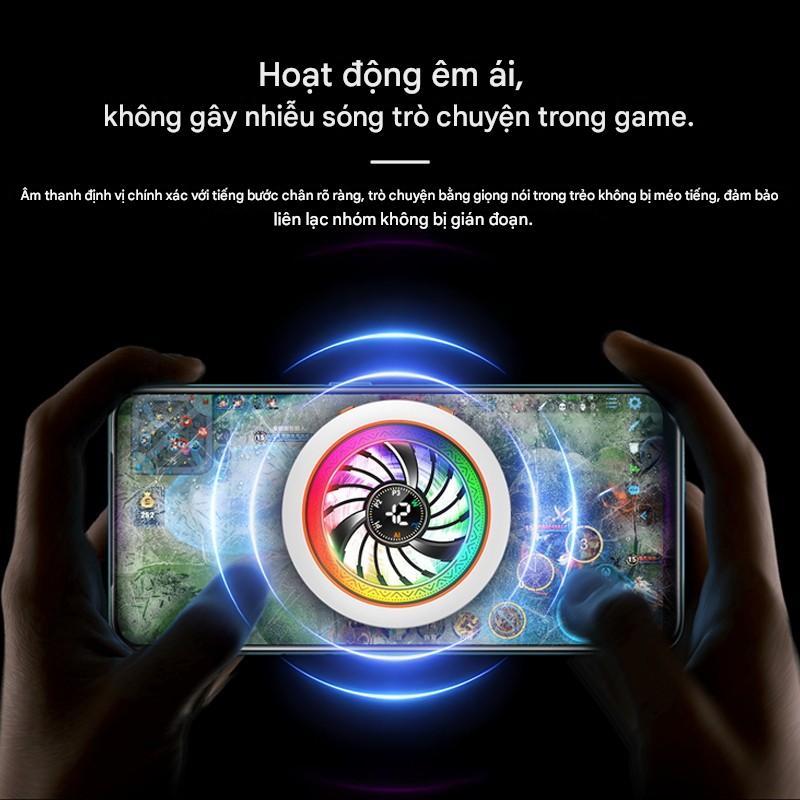 Quạt tản nhiệt điện thoại sò lạnh K6 Ai làm lạnh nhanh không tụt fps khi chơi game pubg | BigBuy360 - bigbuy360.vn
