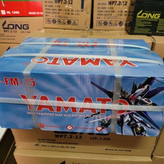 Sét 4 bình điện 12V-15AH YAMATO YMT-12-15 dùng cho xe đạp điện, xe máy điện, loa kéo