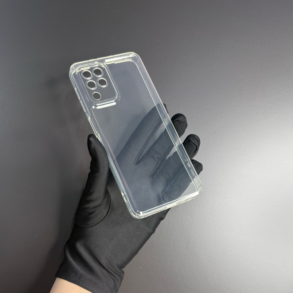 [ Samsung A22 4G ]Ốp Lưng Silicon Trong Suốt Space Bảo Vệ Camera