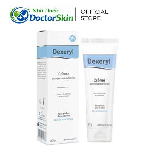Kem Dưỡng Dexeryl & Glycerol Vaseline Paraffine Cream 50g - 250g Pháp Dưỡng ẩm, Khô, Nẻ, Chàm