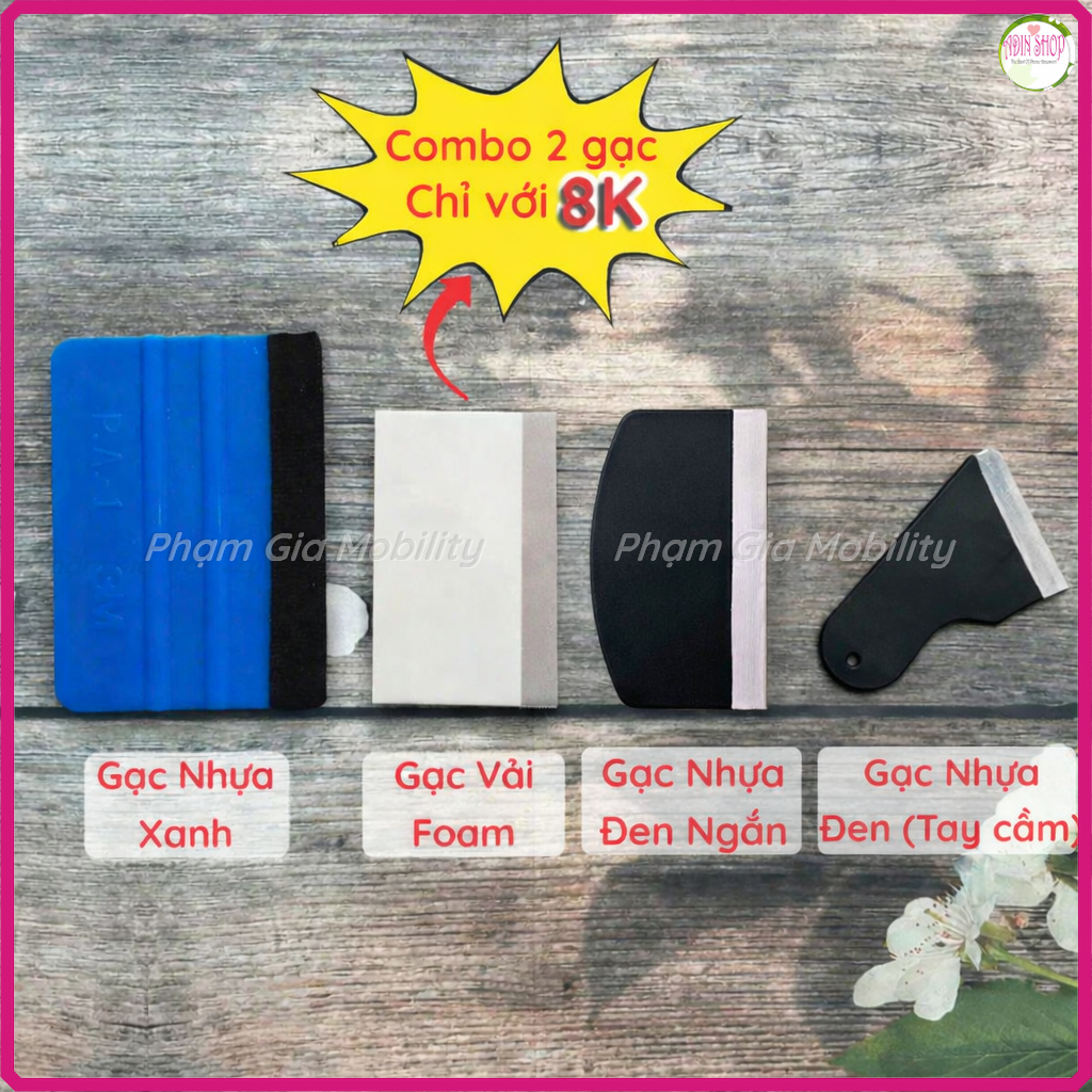 Gạc nhựa, gạc vải (cây đẩy, miếng gạt, gạc) dụng cụ để dán ppf, cường lực, kính, skin cho điện thoại, tablet, bền chắc