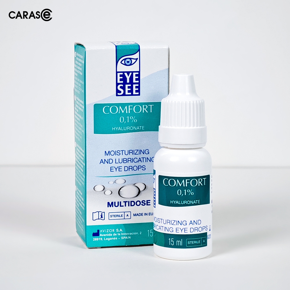 Nước Nhỏ Mắt Cho Mắt Đeo Lens, Kính Áp Tròng AVIZOR EYESEE 15ml - CARASE