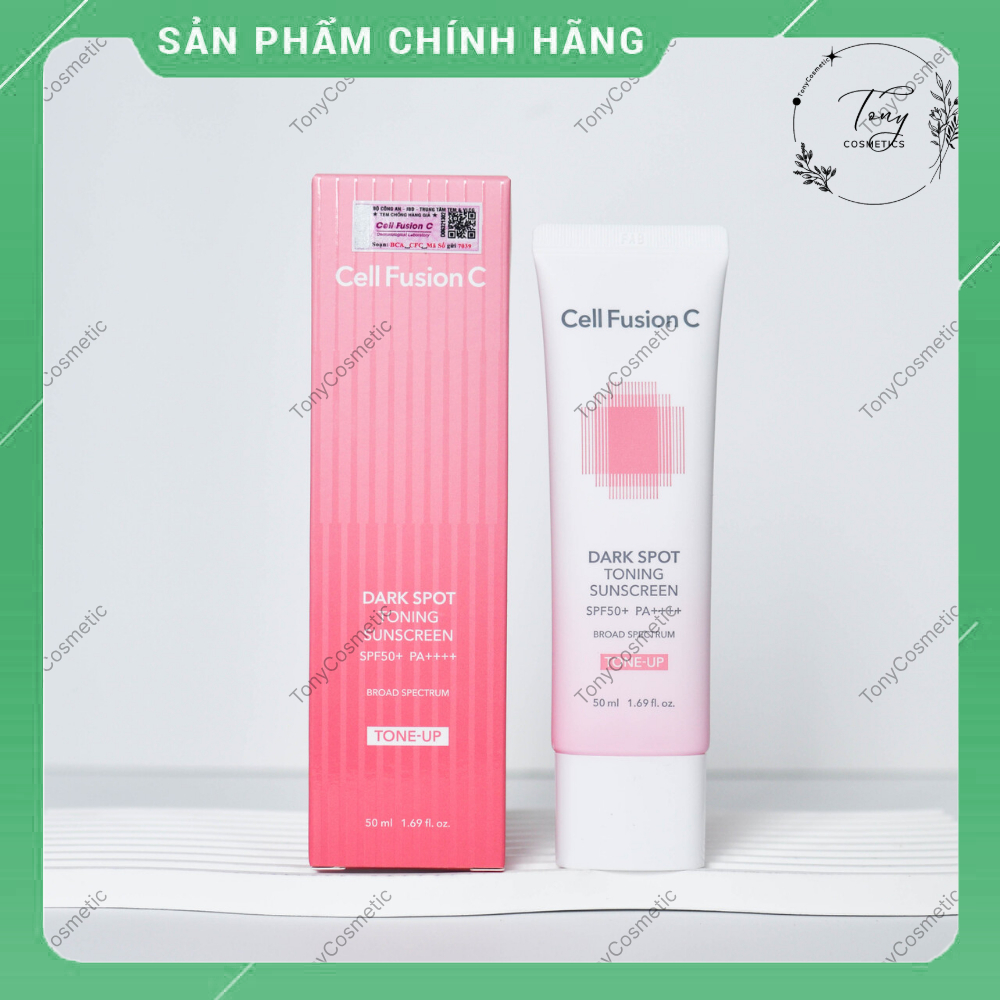 [Công Ty] Kem chống nắng Cell Fusion C hồng 50ml, kem chống nắng nâng tone trắng hồng