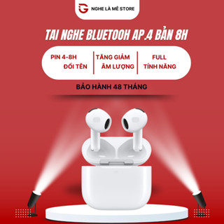 Tai Nghe Bluetooth AP 4 Full Chức Năng 2026 – Âm Thanh 9D, Pin Lâu, Hỗ Trợ Định Vị & Hiển Thị Pop-up