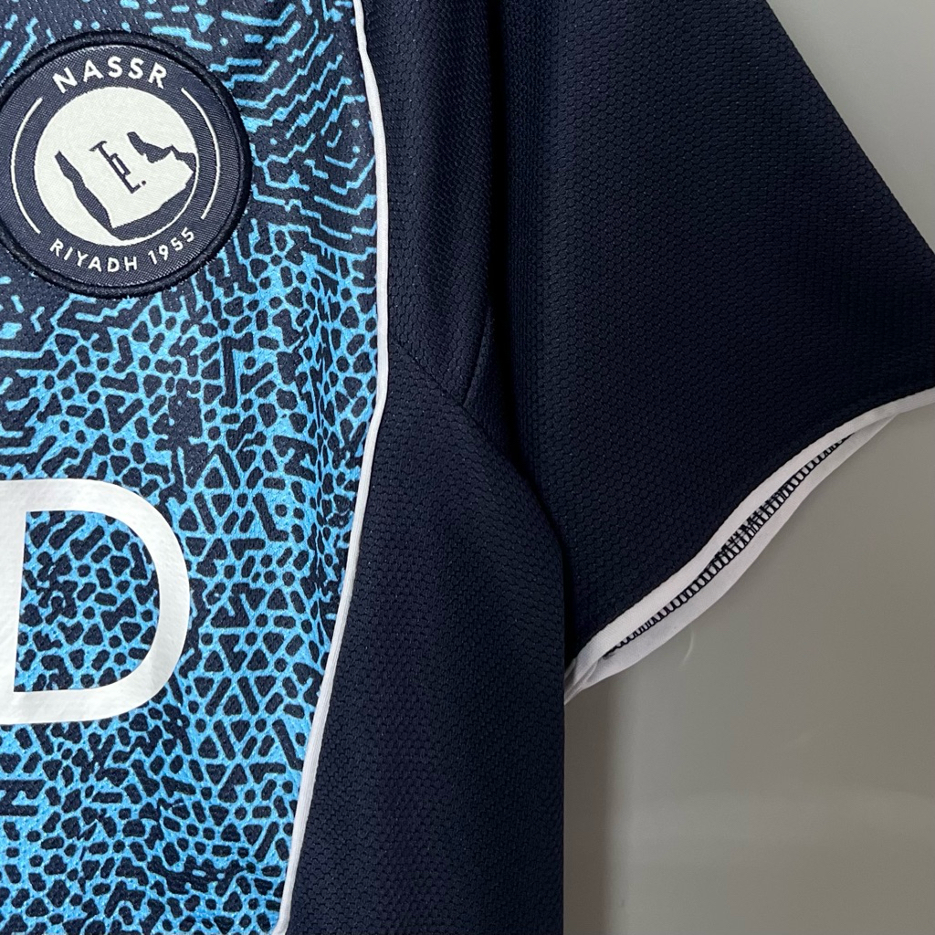 Bộ quần áo bóng đá thái CLB Alnassr Xanh 25/26 - Áo bóng đá thái cao cấp - Đầy đủ logo