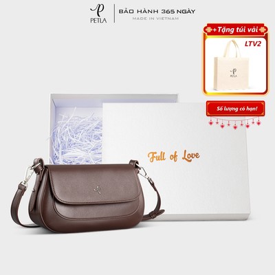 Túi xách nữ đeo vai sang trọng kèm dây đeo chéo Petla LN26