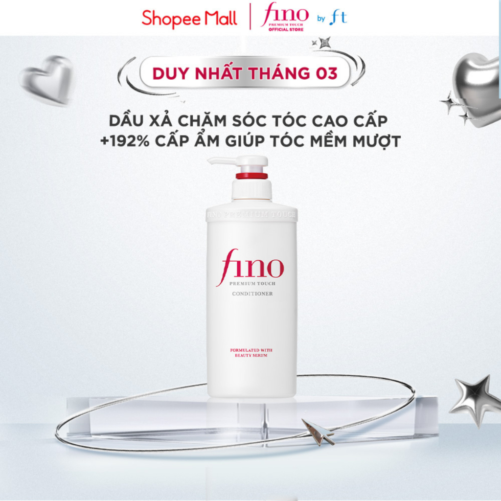 FINO DẦU XẢ CHĂM SÓC TÓC CAO CẤP 550ML (FINO PREMIUM TOUCH CONDITIONER B 550ML)