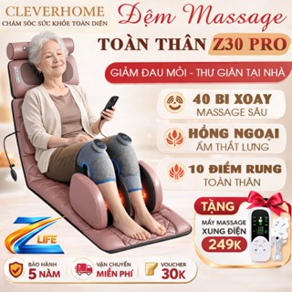 Đệm Massage Toàn Thân ZLIFE Z30 PRO Ghế Mát Xa Hồng Ngoại Xoa Bóp Giảm Đau Mỏi Quà Tặng Ông Bà Bố Mẹ