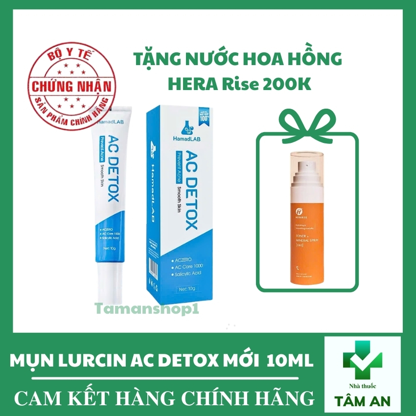 Serum Mụn Lurcinn AC Detox Mẫu Mới- Detox Serum Prevent Acne Lurcinn 10g