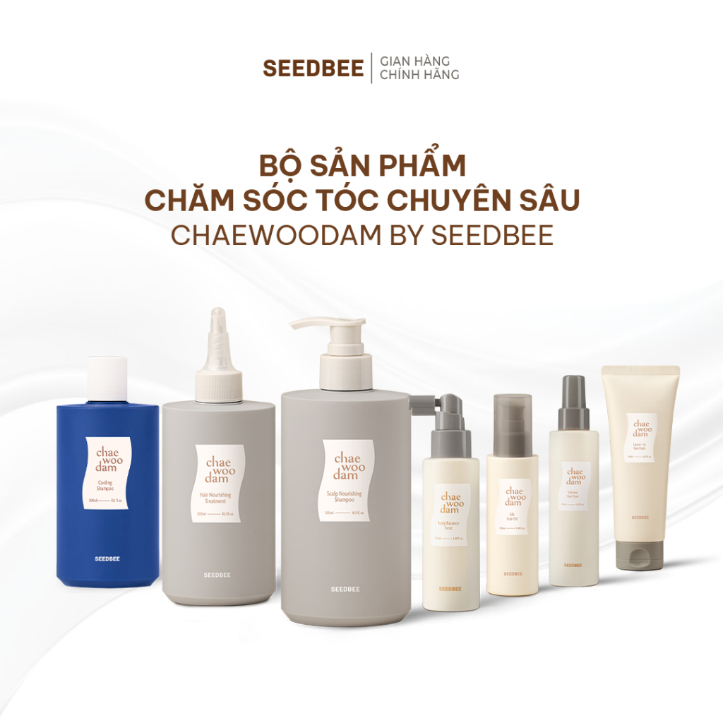 Bộ Sản Phẩm Chăm Sóc Tóc Chuyên Sâu SEEDBEE CHAEWOODAM.