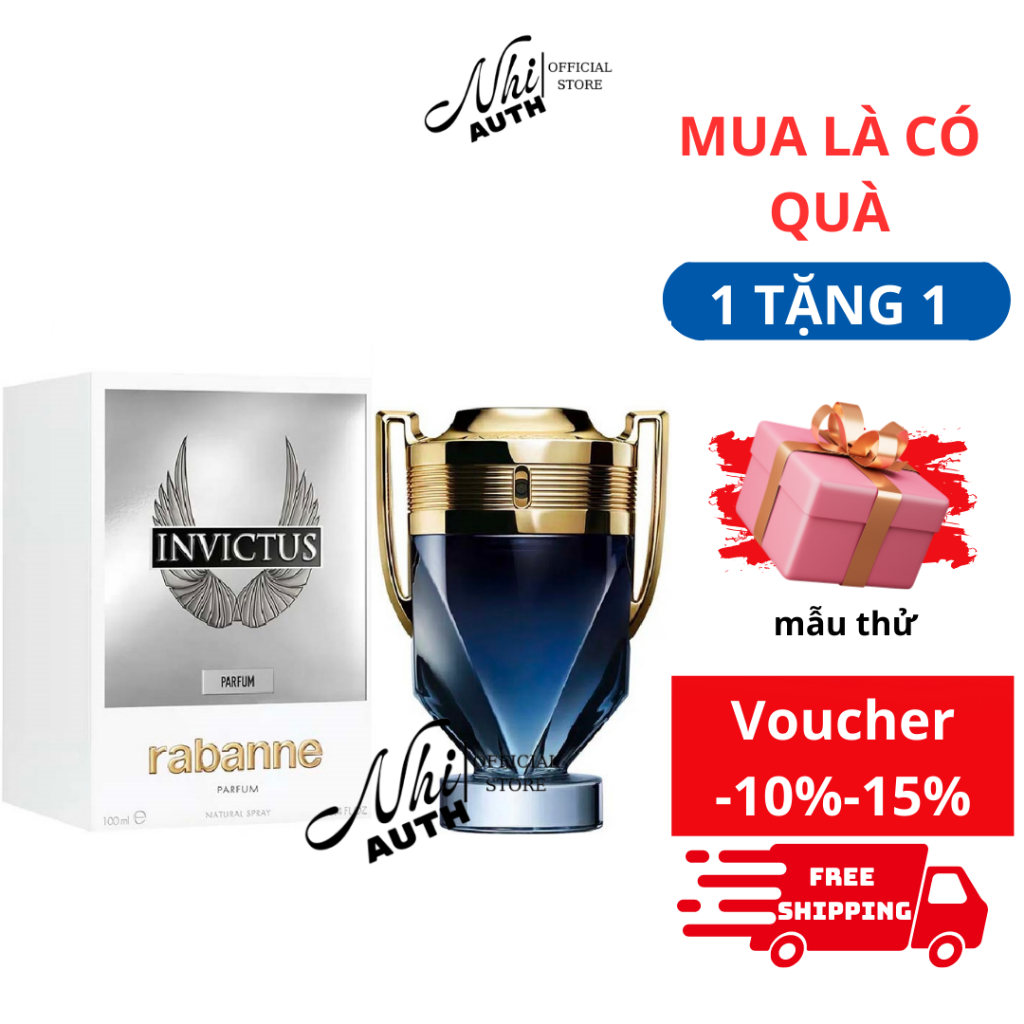 Nước Hoa Nam Paco Rabanne Invictus Parfum 100ml chính hãng (nguyên seal)