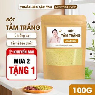 Bột tắm trắng thảo mộc 100g, bột thảo mộc 24 vị, bột ủ dưỡng trắng da sáng mịn, mờ thâm