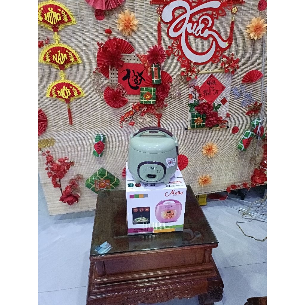 Nồi Cơm Điện mini 1L-1.2L-1.8L Melia - Kiểu dáng Hàn Quốc - Bảo hành 12 tháng